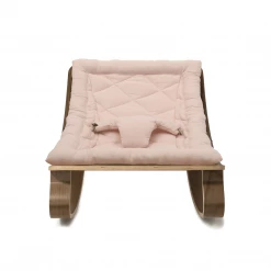Charlie Crane Levo Baby Rocker - Walnut + Nude Pink Cushion Bouncers & Baby Chairs 14 Charlie Crane Levo Baby Rocker - Walnut + Nude Pink Cushion Bouncers & Baby Chairs