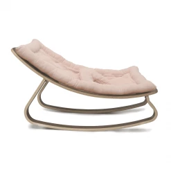 Charlie Crane Levo Baby Rocker - Walnut + Nude Pink Cushion Bouncers & Baby Chairs 15 Charlie Crane Levo Baby Rocker - Walnut + Nude Pink Cushion Bouncers & Baby Chairs
