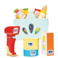 Wooden Toys Le Toy Van Wooden Toy Set - Groceries Set & Scanner 13 Wooden Toys Le Toy Van Wooden Toy Set - Groceries Set & Scanner