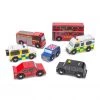 Wooden Toys Le Toy Van Wooden Toy Car Set - London Vehicles