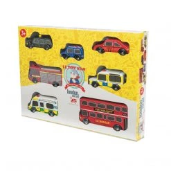 Wooden Toys Le Toy Van Wooden Toy Car Set - London Vehicles