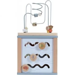 Little Dutch Wooden Activity Cube - Blue Wooden Toys