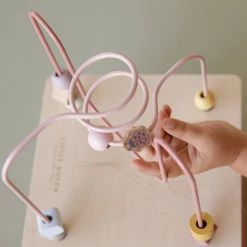 Wooden Toys Little Dutch Wooden Activity Cube - Pink