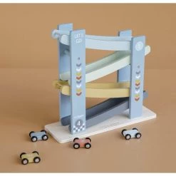 Little Dutch Wooden Toy Race Track - Blue 12 Little Dutch Wooden Toy Race Track - Blue