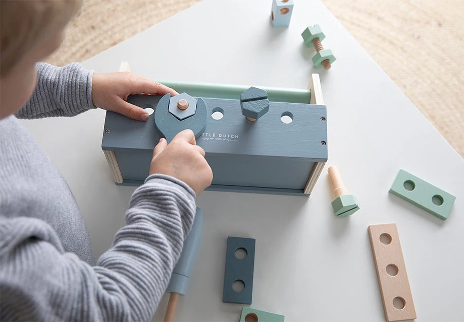 Wooden Toys Little Dutch Wooden Tool Set (20 Pieces) 5 Wooden Toys Little Dutch Wooden Tool Set (20 Pieces)