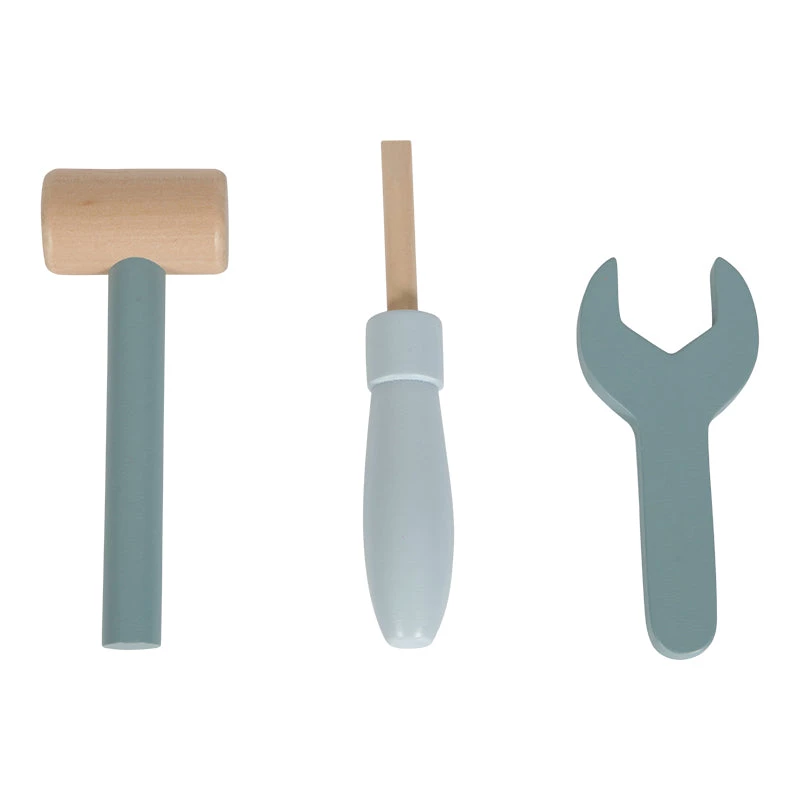 Wooden Toys Little Dutch Wooden Tool Set (20 Pieces) 10 Wooden Toys Little Dutch Wooden Tool Set (20 Pieces)