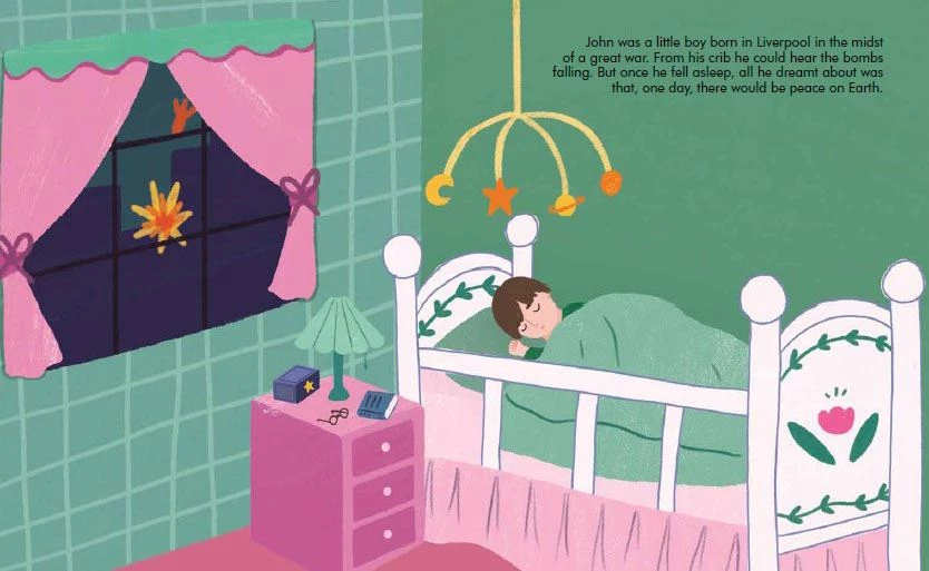 Books Little People Big Dreams - John Lennon 4 Books Little People Big Dreams - John Lennon