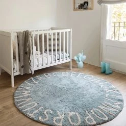 Lorena Canals Machine Washable Rug - ABC Blue/Natural