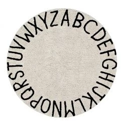 Lorena Canals Machine Washable Rug - ABC Natural/Black Rugs