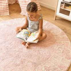Lorena Canals Machine Washable Rug - ABC Pink/Natural Rugs