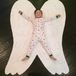 Lorena Canals Machine Washable Rug - Wings Silhouette