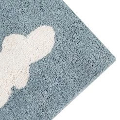 Lorena Canals Machine Washable Rug - Clouds Vintage Blue Rugs 8 Lorena Canals Machine Washable Rug - Clouds Vintage Blue Rugs