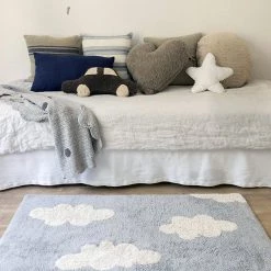 Lorena Canals Machine Washable Rug - Clouds Vintage Grey