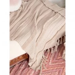 Bedding Lorena Canals White Cotton Blanket - Air Dune