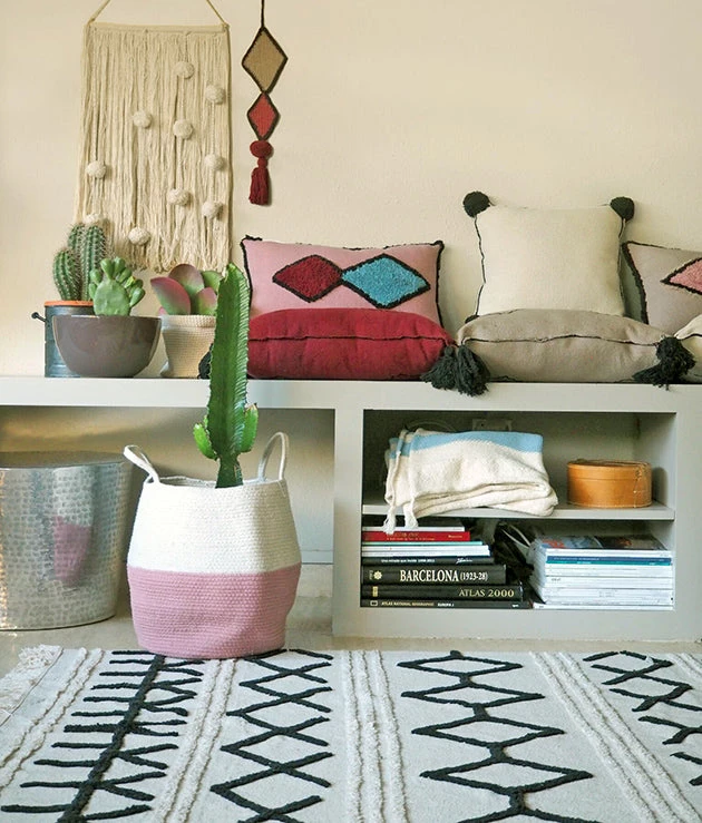 Lorena Canals Machine Washable Rug - Bereber Canvas Beige Rugs 4 Lorena Canals Machine Washable Rug - Bereber Canvas Beige Rugs