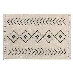 Lorena Canals Machine Washable Rug - Bereber Rhombs Beige Rugs