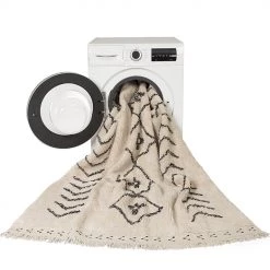 Lorena Canals Machine Washable Rug - Bereber Rhombs Beige Rugs