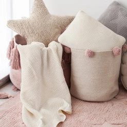 Lorena Canals Cushion - Hippy Stars Natural Cushions