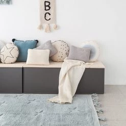 Rugs Lorena Canals Machine Washable Rug - Hippy Star Aqua Blue