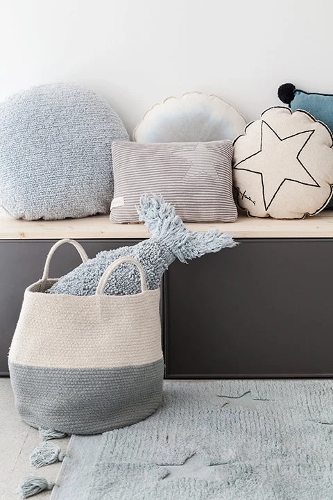 Cushions Lorena Canals Cushion - Hippy Stars Grey 4 Cushions Lorena Canals Cushion - Hippy Stars Grey