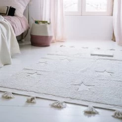 Lorena Canals Machine Washable Rug - Hippy Star Natural Rugs