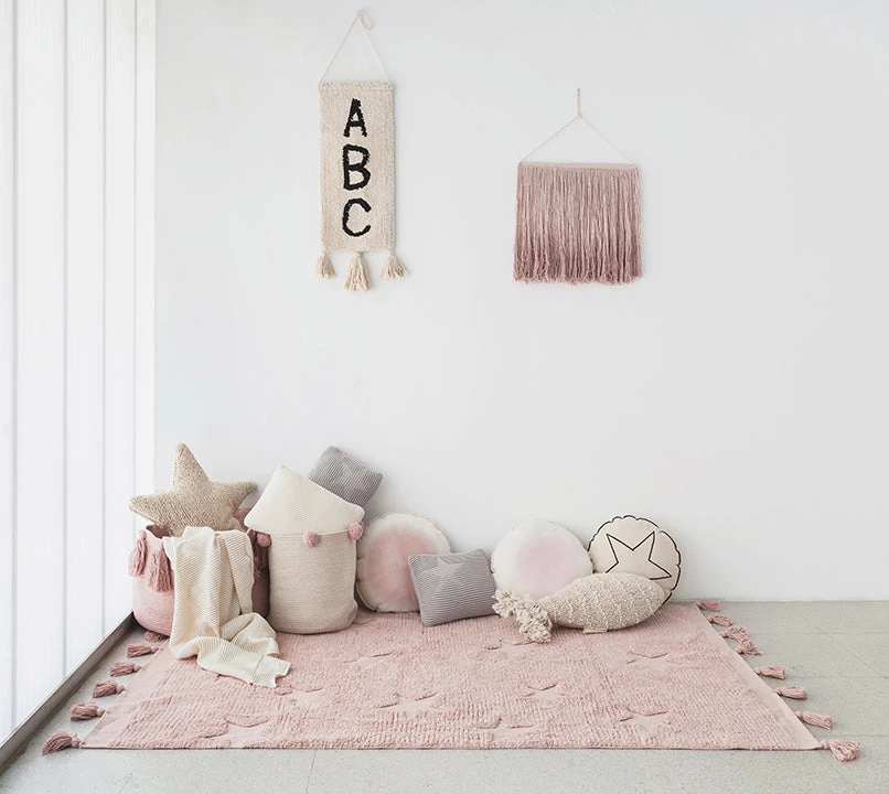 Lorena Canals Machine Washable Rug - Hippy Star Vintage Nude Pink 4 Lorena Canals Machine Washable Rug - Hippy Star Vintage Nude Pink