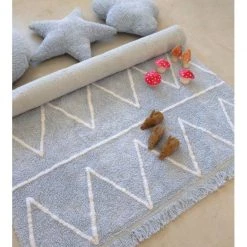 Lorena Canals Machine Washable Rug - Hippy Soft Blue