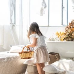 Lorena Canals Basket - Large Mushroom Natural Toy Storage Baskets