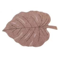 Lorena Canals Machine Washable Rug - Monstera Leaf Vintage Nude Rugs