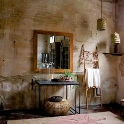 Lorena Canals Machine Washable Rug - Monstera Leaf Vintage Nude Rugs