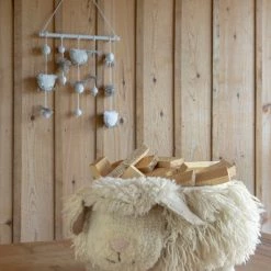 LORENA CANALS Woolable Pink Nose Sheep Storage Basket NEW ARRIVALS