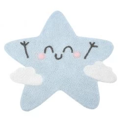 Lorena Canals Machine Washable Rug - Silhouette Happy Star