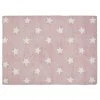 Lorena Canals Machine Washable Rug - Stars Pink/White Rugs