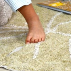 Rugs Lorena Canals Machine Washable Rug - Mini Monstera Leaf Olive