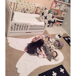 Lorena Canals Machine Washable Rug - Wings Silhouette