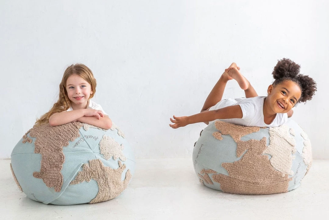 Lorena Canals Pouffe - World Map Pouffe & Beanbags 7 Lorena Canals Pouffe - World Map Pouffe & Beanbags