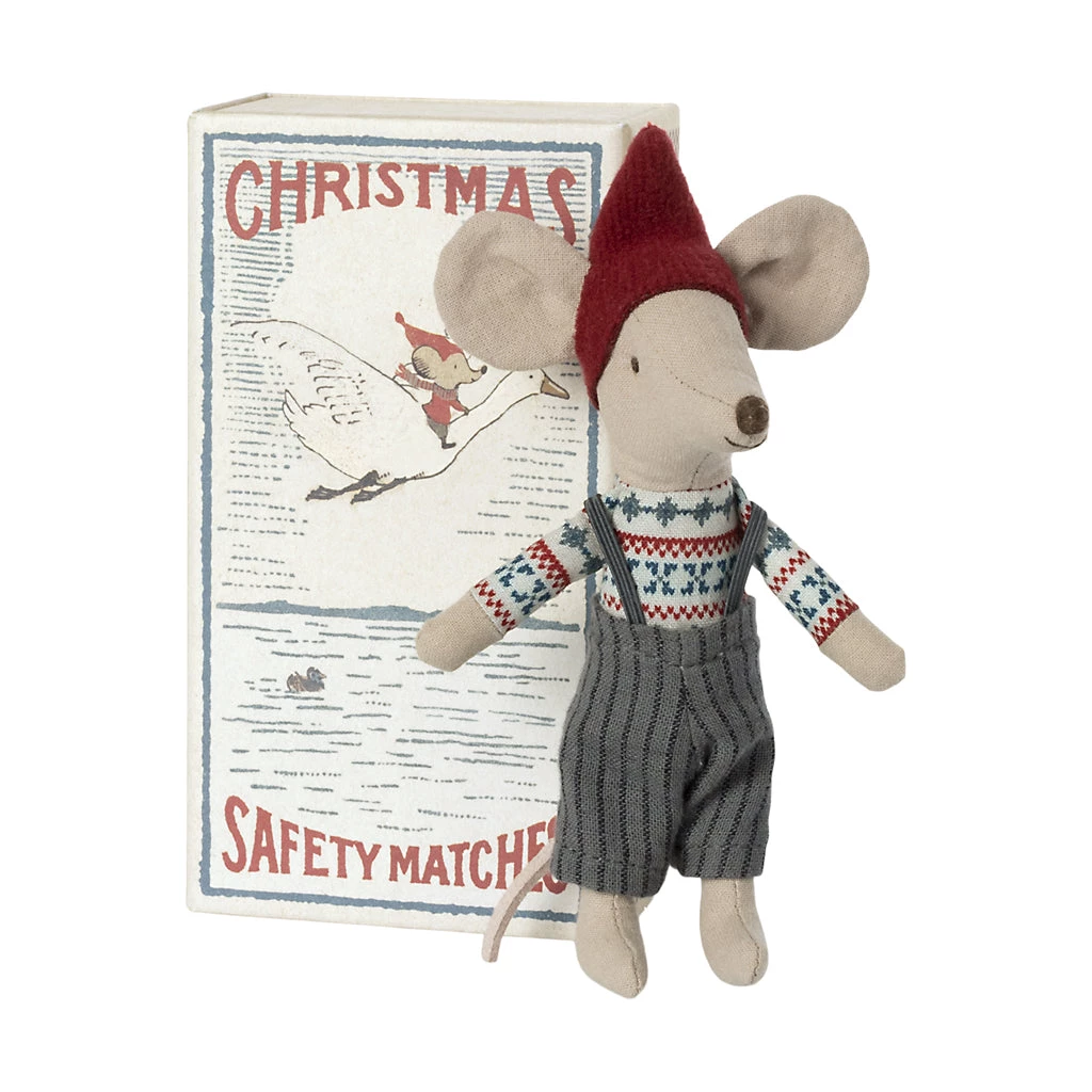 Maileg Mice & Bunnies Maileg Christmas Mouse In A Matchbox - Big Brother 4 Maileg Mice & Bunnies Maileg Christmas Mouse In A Matchbox - Big Brother