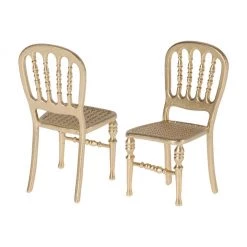 Maileg Gold Mouse Chairs