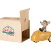 Maileg Mouse In A Race Car + Garage - Yellow Maileg Mice & Bunnies 1 Maileg Mouse In A Race Car + Garage - Yellow Maileg Mice & Bunnies