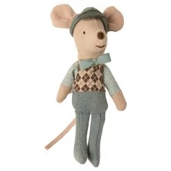 Maileg Mouse In A Race Car + Garage - Yellow Maileg Mice & Bunnies 11 Maileg Mouse In A Race Car + Garage - Yellow Maileg Mice & Bunnies