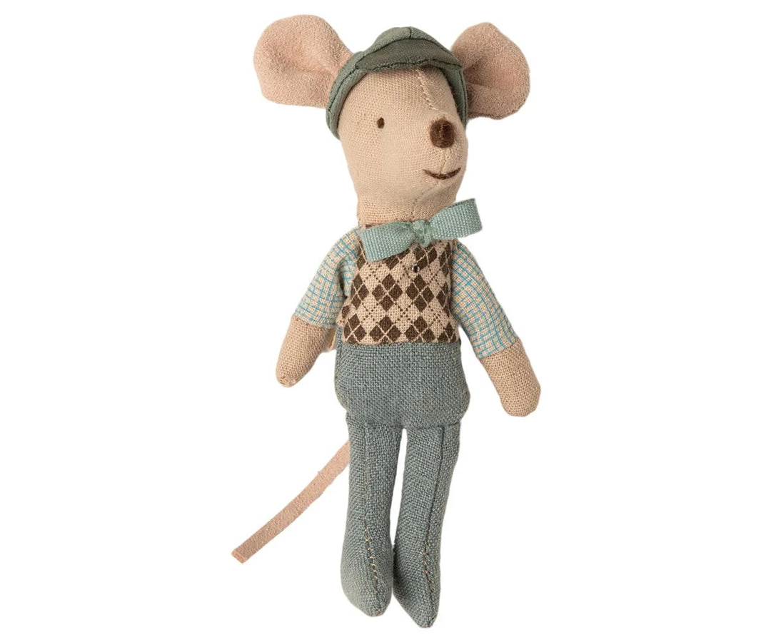 Maileg Mouse In A Race Car + Garage - Yellow Maileg Mice & Bunnies 7 Maileg Mouse In A Race Car + Garage - Yellow Maileg Mice & Bunnies