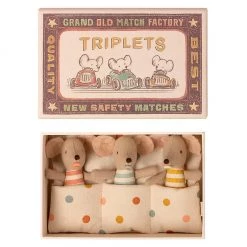 Maileg Baby Mice - Triplet In A Box Maileg Mice & Bunnies