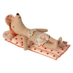 Maileg Mice & Bunnies Maileg Mouse Air Mattress - Red Dot