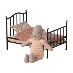 Maileg Vintage Mouse Bed - Anthracite