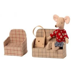 Maileg Mice & Bunnies Maileg Mouse Couch - Beige