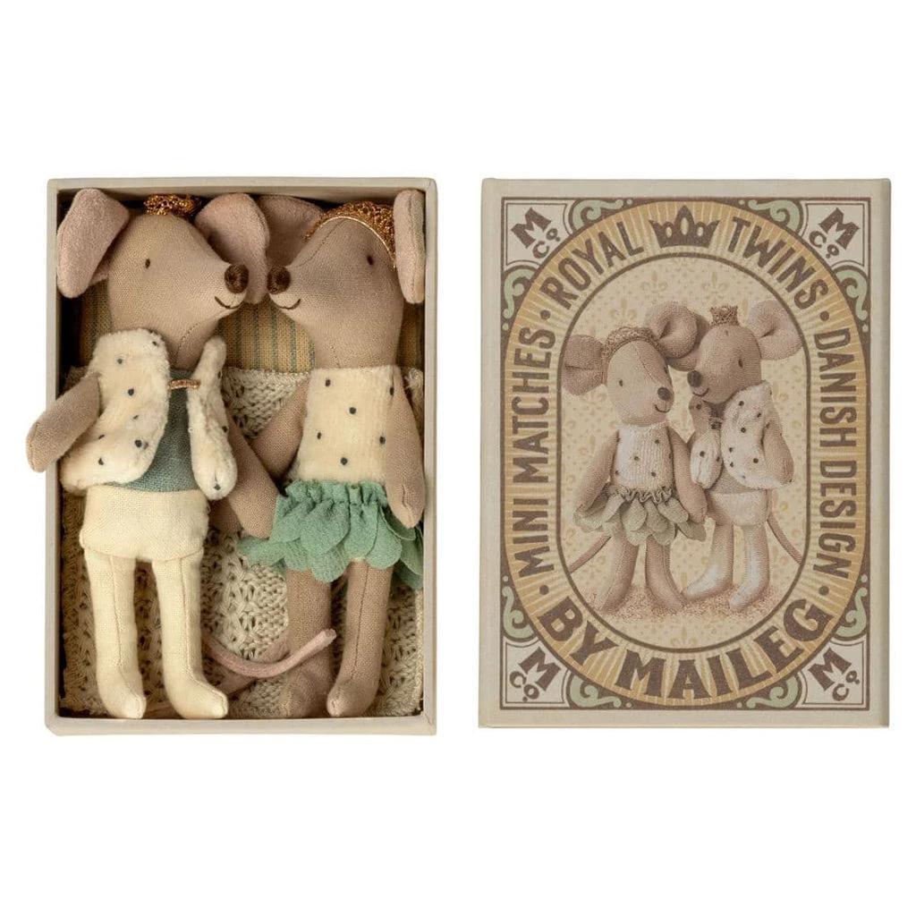 Maileg Royal Twin Mice In A Matchbox 5 Maileg Royal Twin Mice In A Matchbox