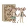 Maileg Royal Twin Mice In A Matchbox