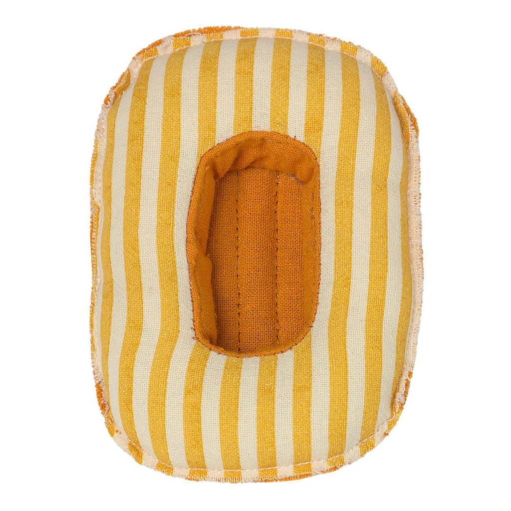 Maileg Rubber Boat - Yellow Stripe Maileg Mice & Bunnies 5 Maileg Rubber Boat - Yellow Stripe Maileg Mice & Bunnies