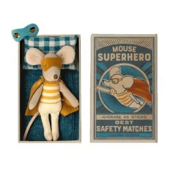 Maileg Superhero Mouse In A Suitcase - Little Brother 7 Maileg Superhero Mouse In A Suitcase - Little Brother
