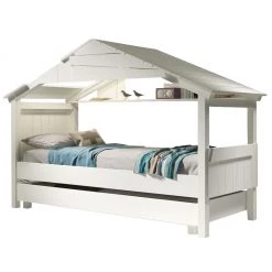 Kids Beds Mathy By Bols Star Treehouse Childs Single Bed - Colour Lacquer (20+ Colours)